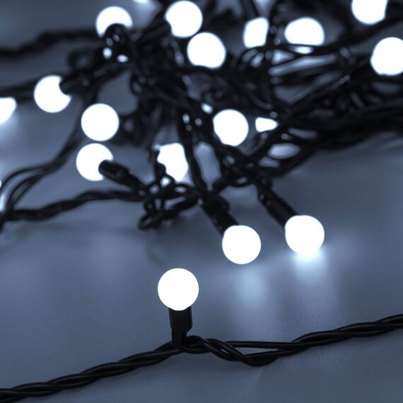 Arlight 025571 Светодиодная гирлянда ARD-BALL-CLASSIC-D13-10000-BLACK-100LED WHITE (230V, 7W) (Ardecoled, IP65) 025571, изображение 2