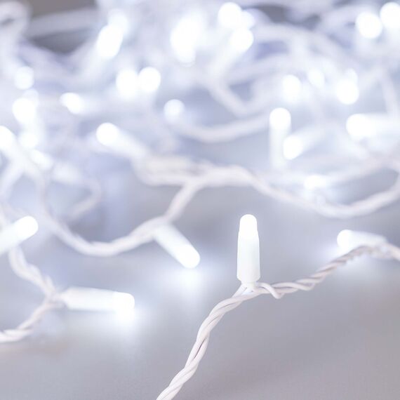 Arlight 031203 Светодиодная гирлянда ARD-STRING-CLASSIC-10000-WHITE-100LED-MILK-FLASH White (230V, 7W) (Ardecoled, IP65) 031203