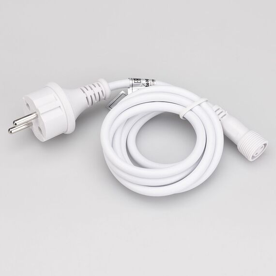Arlight 026106 Шнур питания ARD-CLASSIC-ICEFALL-1,5M White (230V) (Ardecoled, Закрытый) 026106, изображение 3
