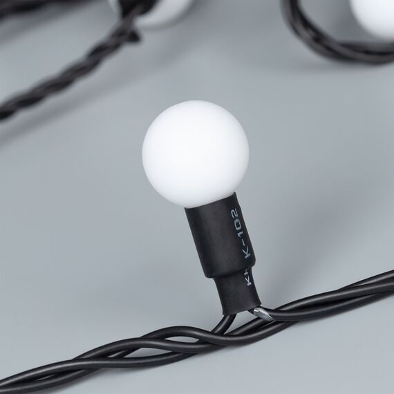 Arlight 025617 Светодиодная гирлянда ARD-BALL-CLASSIC-D23-10000-BLACK-80LED WARM (230V, 3,5W) (Ardecoled, IP65) 025617, изображение 8