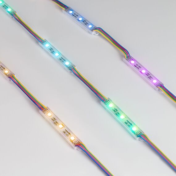 Arlight 036824 Модуль управляемый SPI-B3 12V RGB-RAM (0,6W, IP66, 120 deg) (Arlight, Пластик, 3 года) 036824, изображение 10