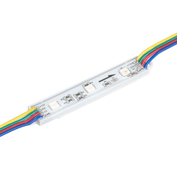 Arlight 036824 Модуль управляемый SPI-B3 12V RGB-RAM (0,6W, IP66, 120 deg) (Arlight, Пластик, 3 года) 036824, изображение 4