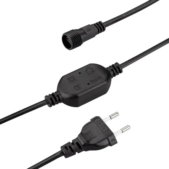 Arlight 044774 Шнур питания ARD-ICICLE-CLASSIC-1,5M Black (230V, 1,6A) (Ardecoled, -) 044774, изображение 2