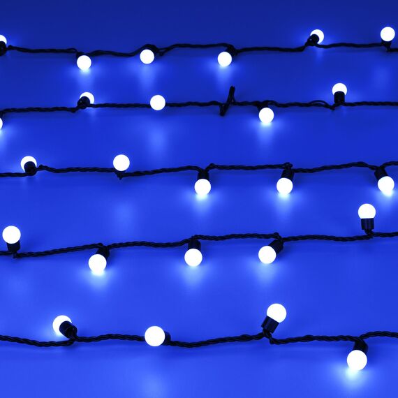 Arlight 025582 Светодиодная гирлянда ARD-BALL-CLASSIC-D17,5-10000-BLACK-100LED BLUE (230V, 7W) (Ardecoled, IP65) 025582, изображение 5