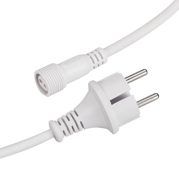 Arlight 026106 Шнур питания ARD-CLASSIC-ICEFALL-1,5M White (230V) (Ardecoled, Закрытый) 026106