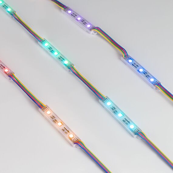 Arlight 036824 Модуль управляемый SPI-B3 12V RGB-RAM (0,6W, IP66, 120 deg) (Arlight, Пластик, 3 года) 036824, изображение 12
