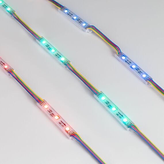 Arlight 036824 Модуль управляемый SPI-B3 12V RGB-RAM (0,6W, IP66, 120 deg) (Arlight, Пластик, 3 года) 036824, изображение 6