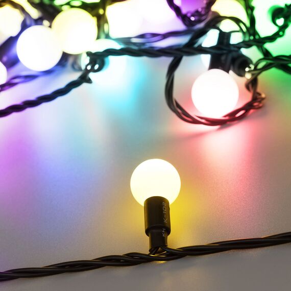 Arlight 025622 Светодиодная гирлянда ARD-BALL-PRO-D23-10000-BLACK-80LED RGB (230V, 7W) (Ardecoled, IP65) 025622