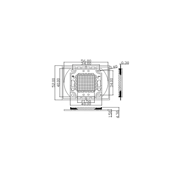 Arlight 018433 Мощный светодиод ARPL-80W-EPA-5060-DW (2800mA) (Arlight, -) - ! УПАКОВКА СОСТОИТ ИЗ - 4 шт, изображение 3
