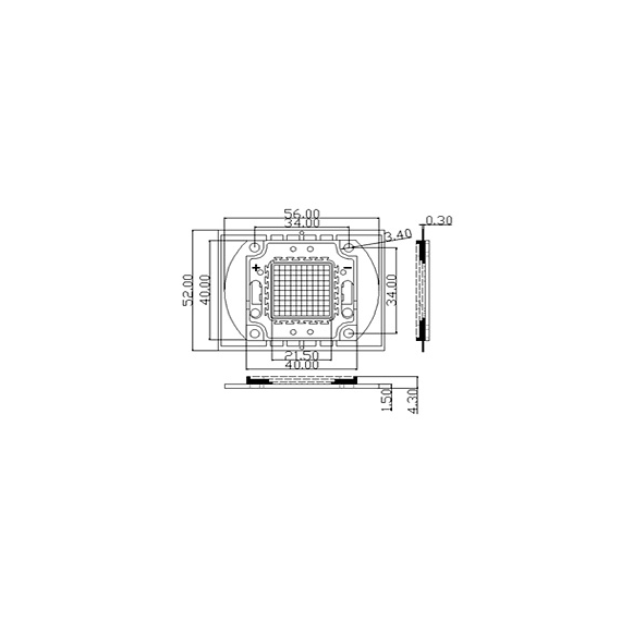 Arlight 018437 Мощный светодиод ARPL-50W-EPA-5060-PW (1750mA) (Arlight, -) 018437, изображение 3