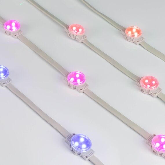 Arlight 036831 Модуль управляемый SPI-F3-D30 12V RGB-RAM-Auto (0,6W, IP68, 120 deg) (Arlight, Пластик, 3 года) 036831, изображение 4