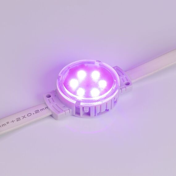 Arlight 036828 Модуль управляемый SPI-F6-D40 24V RGB-RAM-Auto (1,25W, IP68, 120 deg) (Arlight, Пластик, 3 года) 036828, изображение 8