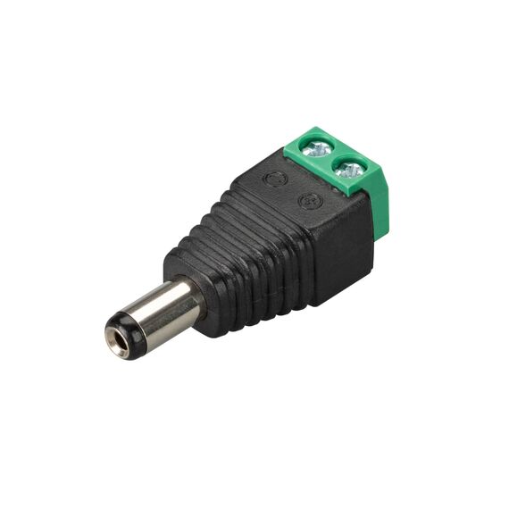 Arlight 019218(1) Коннектор Terminal-MONO-2pin-M (Jack 5,5) (Arlight, Пластик) 019218(1)