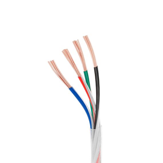 Arlight 040594 Провод питания ARL-20AWG-CLEAR-4Wire-CU-Double (4x0,75mm) (Arlight, -) 040594