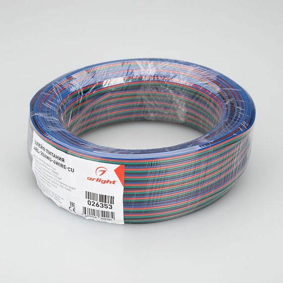Arlight 026353 Шлейф питания ARL-20AWG-4Wire-CU (Arlight, -) 026353, изображение 6