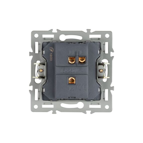 Arlight 043715 Механизм выключателя одноклавишный проходной SWT-MKP1-PL-BK (250V, 16A) (Arlight, -) 043715, изображение 4