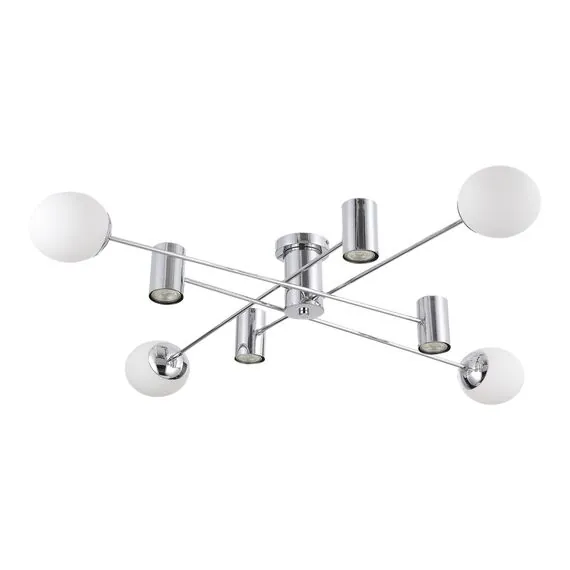 EVOLUCE SLE1105-102-08 Светильник потолочный Хром/Белый GU10+E27 4+4*5+60W, изображение 5