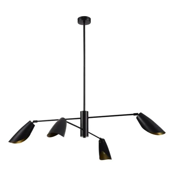 EVOLUCE SLE1254-403-04 Светильник подвесной Черный/Черный E14 4*60W, изображение 5