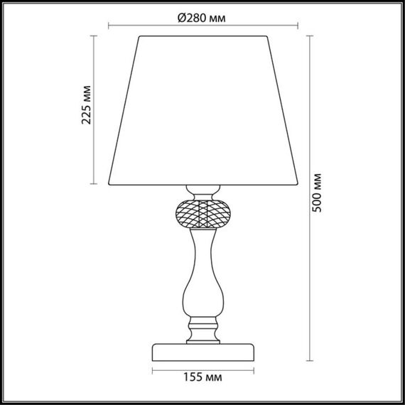 Odeon Light 3393/1T; 0037292 Настольная лампа, изображение 4