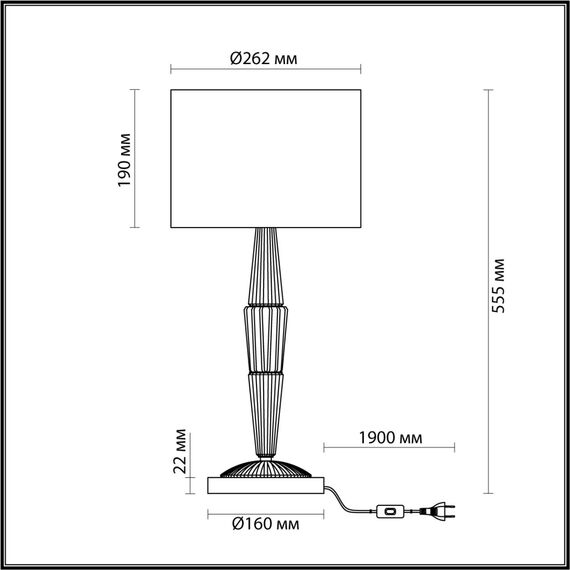 Odeon Light 5403/1T; 0045757 Настольная лампа, изображение 6