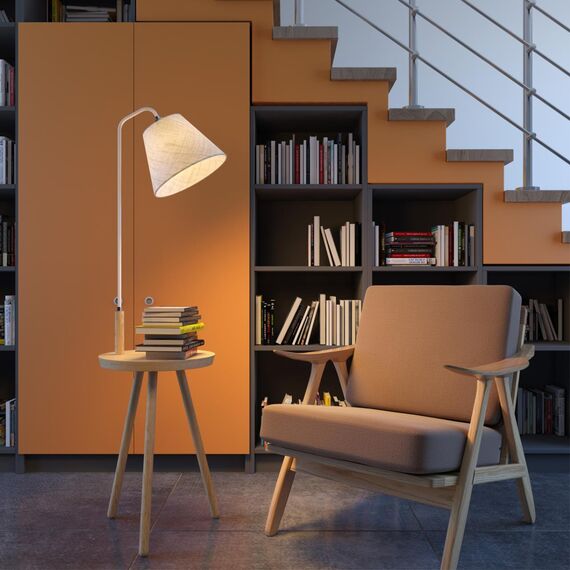 Odeon Light 4667/1F; 0042589 Торшер со столиком, изображение 3