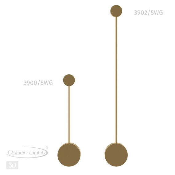 Odeon Light 3900/5WG; 0042318 Настенный светильник, изображение 4
