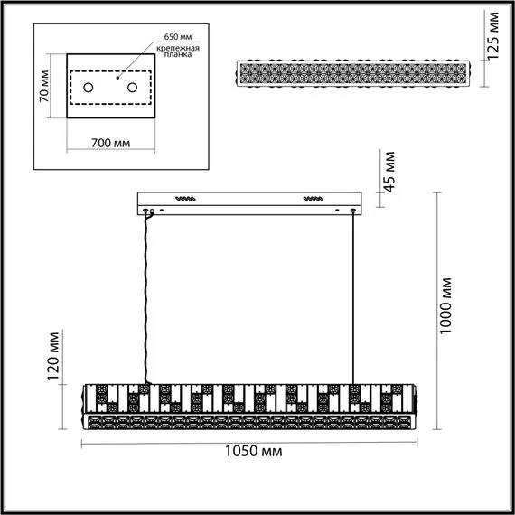 Odeon Light 5072/50L; 0047170 Люстра, изображение 3