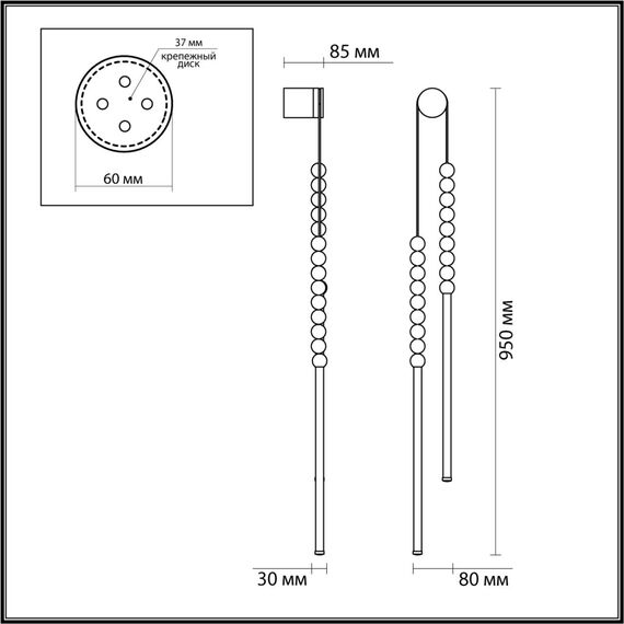 Odeon Light 6639/16WL; 0046206 Настенный светильник, изображение 6