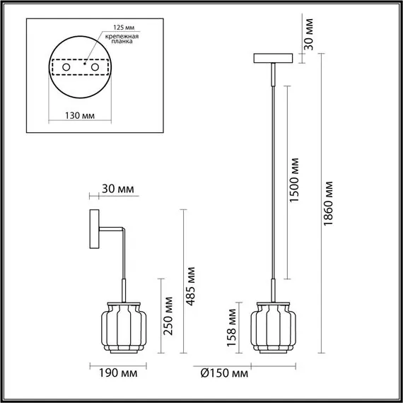 Odeon Light 5408/5L; 0047242 Подвес, изображение 4