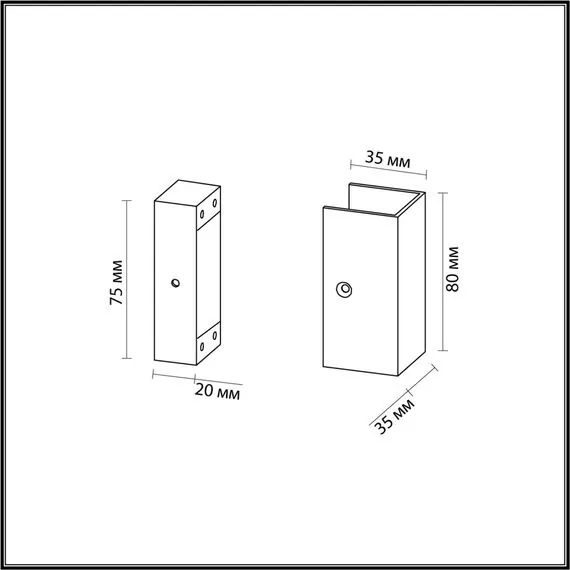 Odeon Light 7006/2F; 0047571 Фиксатор для соединения двух элементов, изображение 4