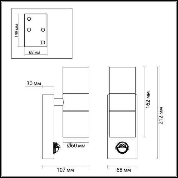 Odeon Light 4389/2W; 0045667 Настенный светильник, изображение 4