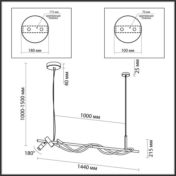 Odeon Light 4391/30L; 0046037 Подвесной светильник, изображение 4