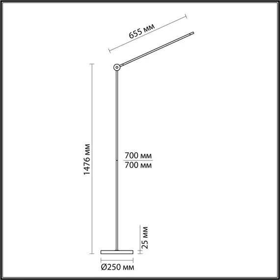 Odeon Light 7101/15FL; 0048452 Напольный, изображение 4