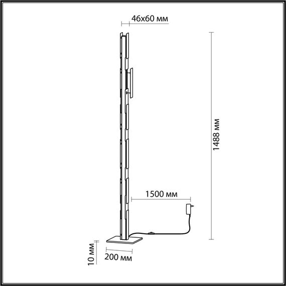 Odeon Light 4991/36FL; 0045820 Торшер, изображение 5