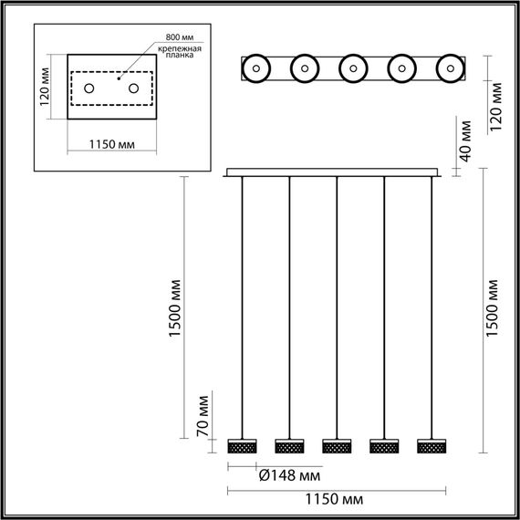 Odeon Light 5032/30LA; 0046717 Люстра, изображение 4