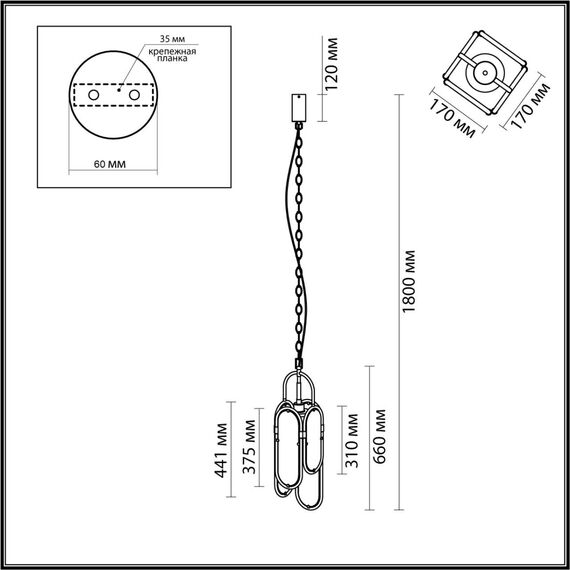 Odeon Light 7066/15L; 0048003 Подвесной, изображение 4