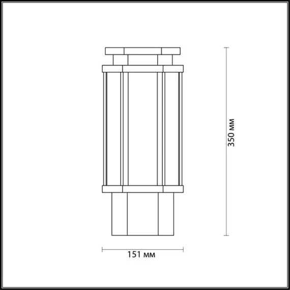 Odeon Light 4048/1B; 0038842 Уличный светильник на столб, изображение 3