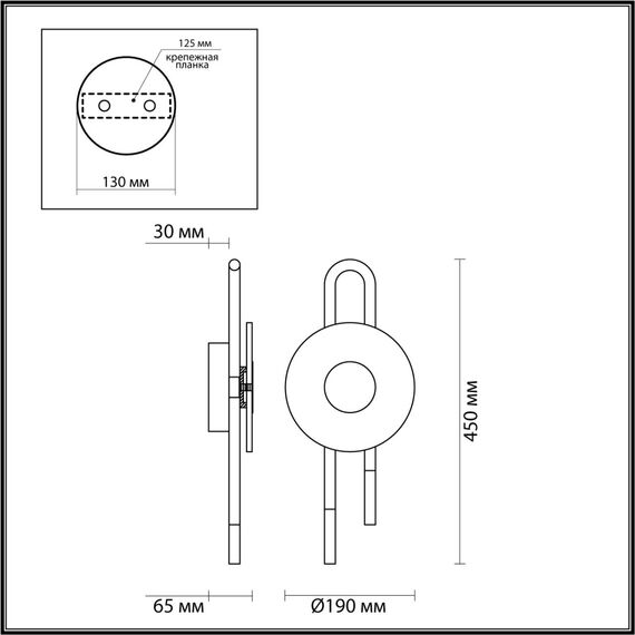 Odeon Light 5407/6WL; 0047238 Бра, изображение 5
