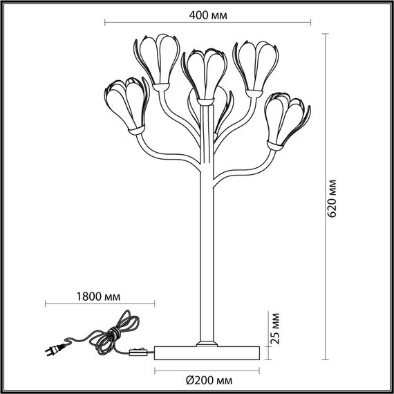 Odeon Light 5090/6T; 0048330 Настольная лампа, изображение 4