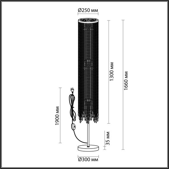 Odeon Light 5028/3F; 0045196 Торшер, изображение 3