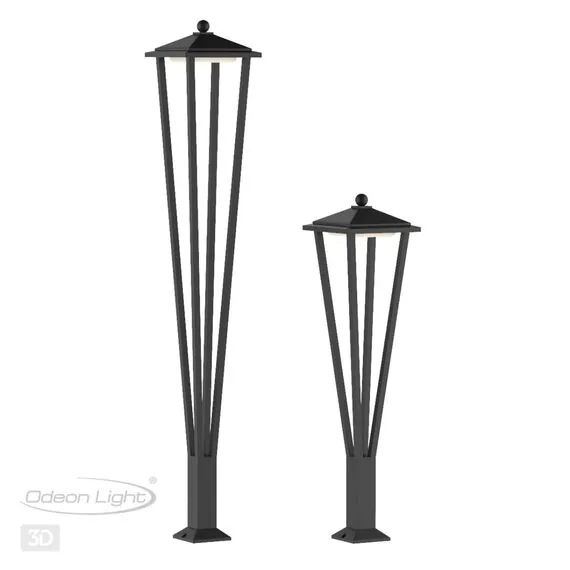 Odeon Light 6655/12GL; 0046270 Уличный светильник, изображение 5