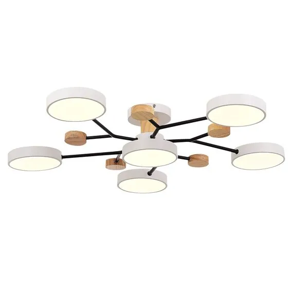 EVOLUCE SLE6006-502-06 Светильник потолочный Белый/Белый LED 6*12W 3000K/4500K/6000K, изображение 2