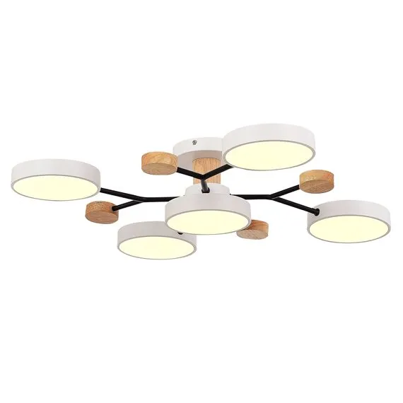 EVOLUCE SLE6006-502-05 Светильник потолочный Белый/Белый LED 5*12W 3000K/4500K/6000K, изображение 2