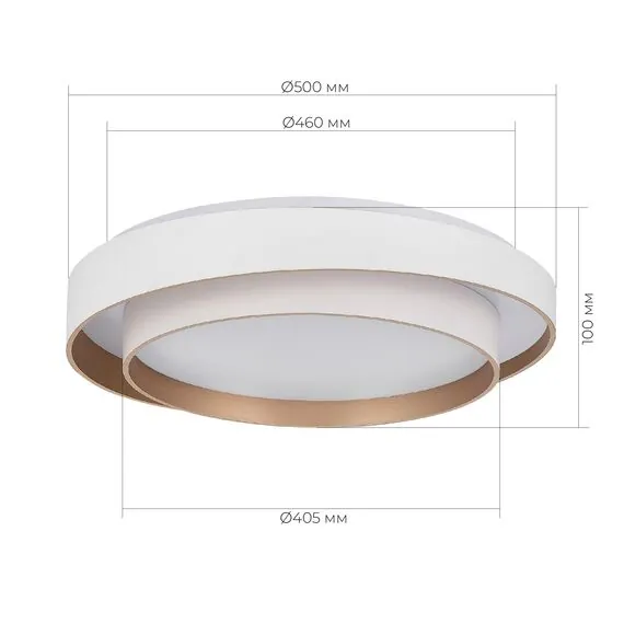 EVOLUCE SLE6009-502-01 Светильник потолочный Белый/Белый LED 1*50W 3000K/4000K/6000K, изображение 7
