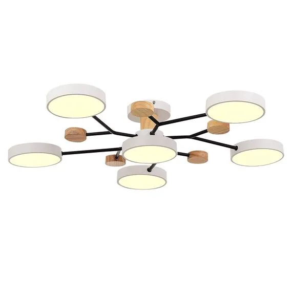 EVOLUCE SLE6006-502-06 Светильник потолочный Белый/Белый LED 6*12W 3000K/4500K/6000K, изображение 3