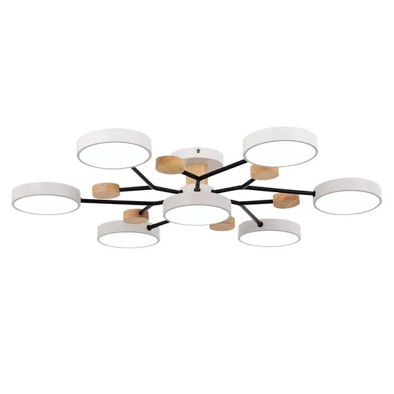EVOLUCE SLE6006-502-07 Светильник потолочный Белый/Белый LED 7*12W 3000K/4500K/6000K, изображение 4