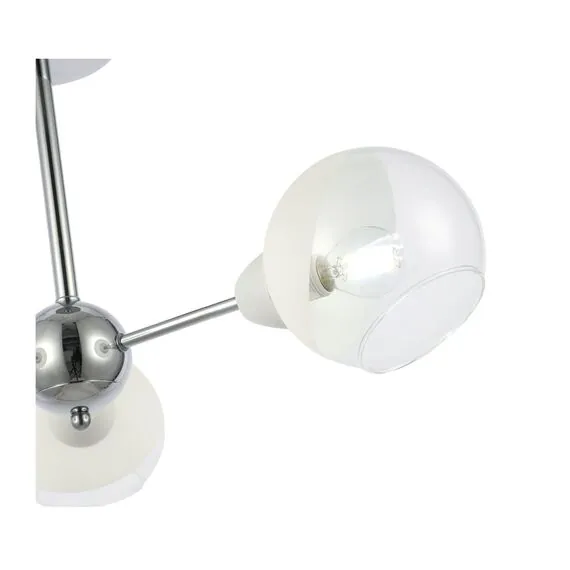 EVOLUCE SLE102702-03 Светильник потолочный Хром/Прозрачный, Матовый никель E14 3*40W, изображение 3