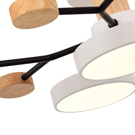 EVOLUCE SLE6006-502-05 Светильник потолочный Белый/Белый LED 5*12W 3000K/4500K/6000K, изображение 5