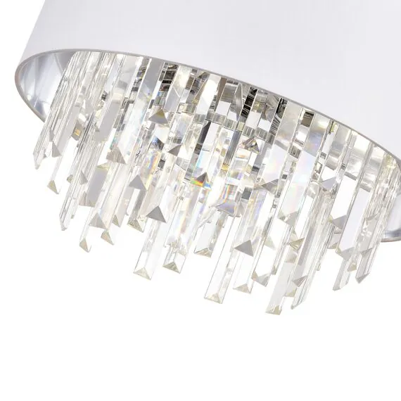 EVOLUCE SLE1120-103-07 Светильник подвесной Хром/Белый E14 7*40W, изображение 2