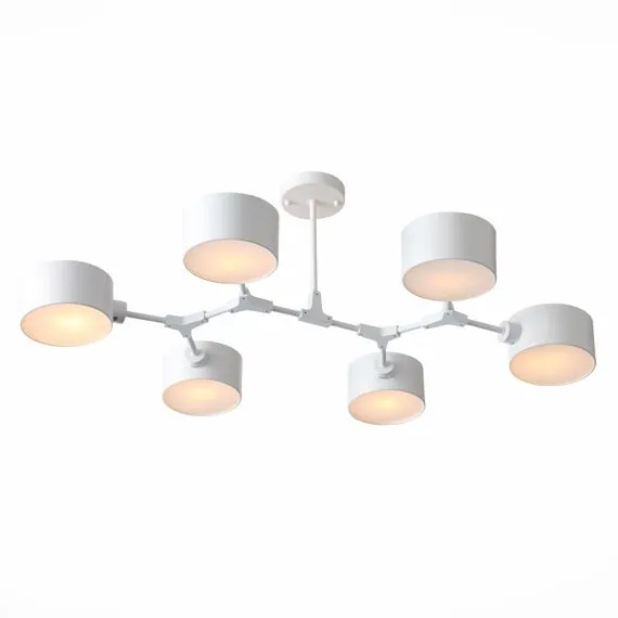 EVOLUCE SLE183502-06 Светильник потолочный Белый/Белый E14 6*60W, изображение 2